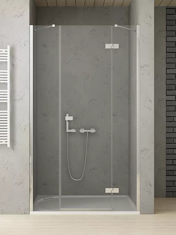 New Trendy Reflexa Plus Drzwi Prysznicowe Uchylne Pojedyncze Prawe130x200 cm Szkło Przezroczyste 6 mm (EXK-5079)